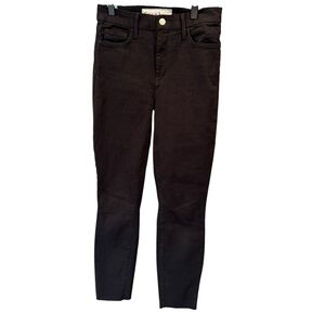 Frank &‎ Eileen Sligo Skinny Jeans Jet Black 26 Italian Performance Denim